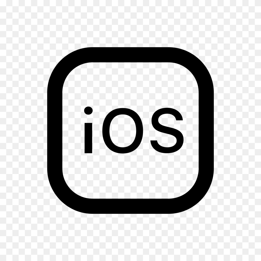 1600x1600 Значок Логотипа Ios - Иос Png