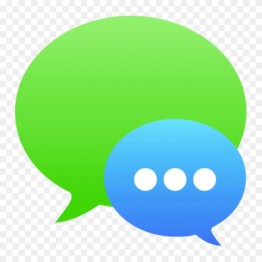 1024x1024 Ios Mac Icon Project Messages Updated Gadget Magazine - Iphone Message Bubble PNG