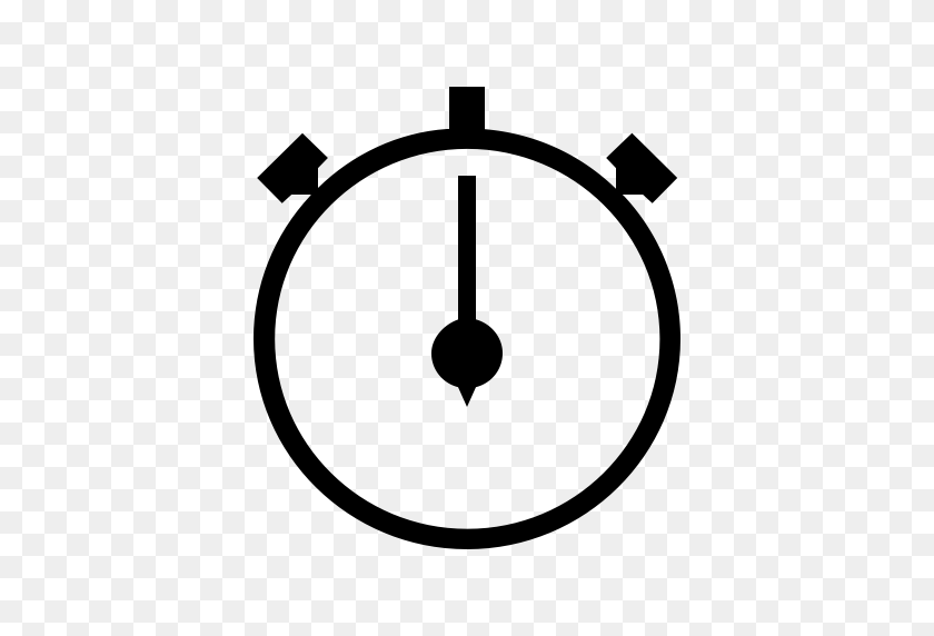 512x512 Ios Stopwatch Outline, Stopwatch, Time Icon With Png And Vector - Stop Watch PNG