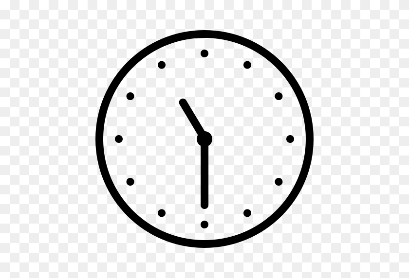 512x512 Ios Time Outline, Ios, Iphone Icon With Png And Vector Format - Iphone Outline PNG