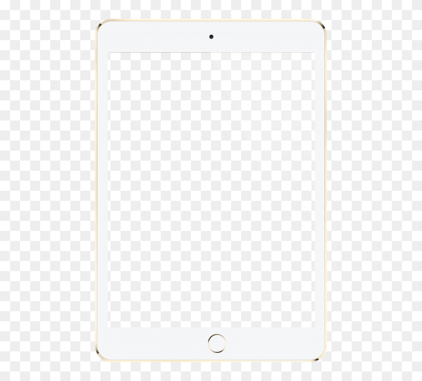 480x699 Ipad Air Tablet Png - White Ipad PNG