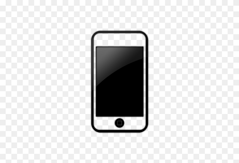 512x512 Iphone Клипарт Черно-Белые Буквы Png - Iphone Png Прозрачный