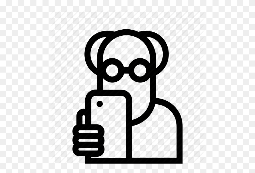 512x512 Iphone Clipart Selfie Phone - Iphone Clipart