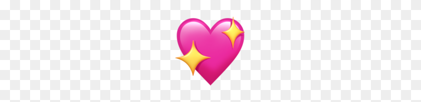 144x144 Iphone Emoji Heart Pink Sparkle - Sparkle Clipart