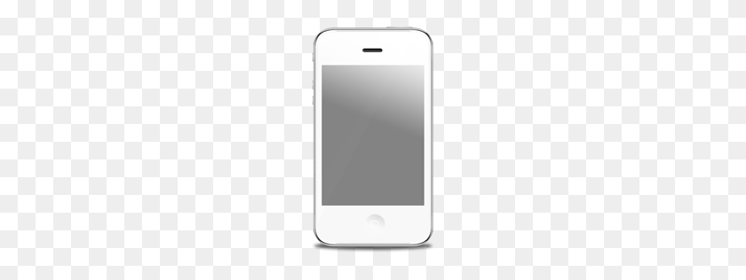 256x256 Передний Белый Значок Iphone - Белый Iphone Png
