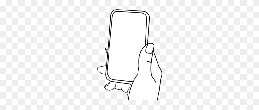 213x297 Iphone Hold Clipart - Iphone 6 Clipart