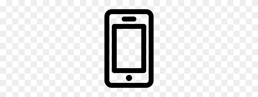 256x256 Iphone Icon Outline - Iphone Outline PNG