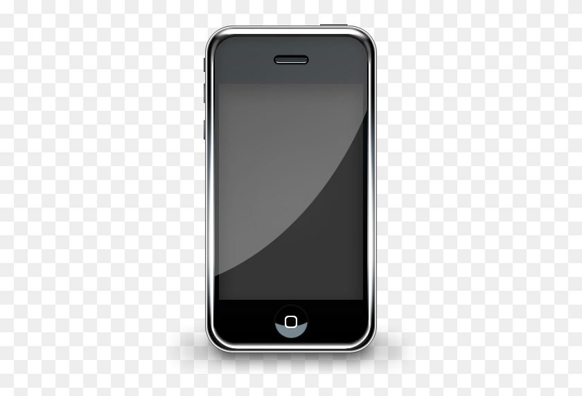 512x512 Iphone Icons - White Iphone PNG