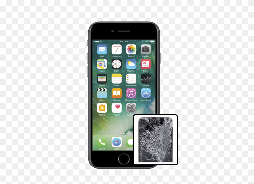 548x548 Iphone Oem Quality Glass Screen Repair - Cracked Glass PNG