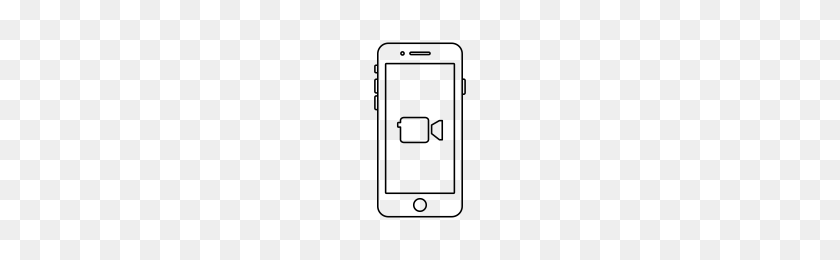 200x200 Iphone Outline Png Png Image - Iphone Outline PNG