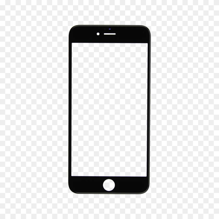 1200x1200 Iphone Plus Black Glass Lens Screen And Front Frame - Iphone 6 PNG