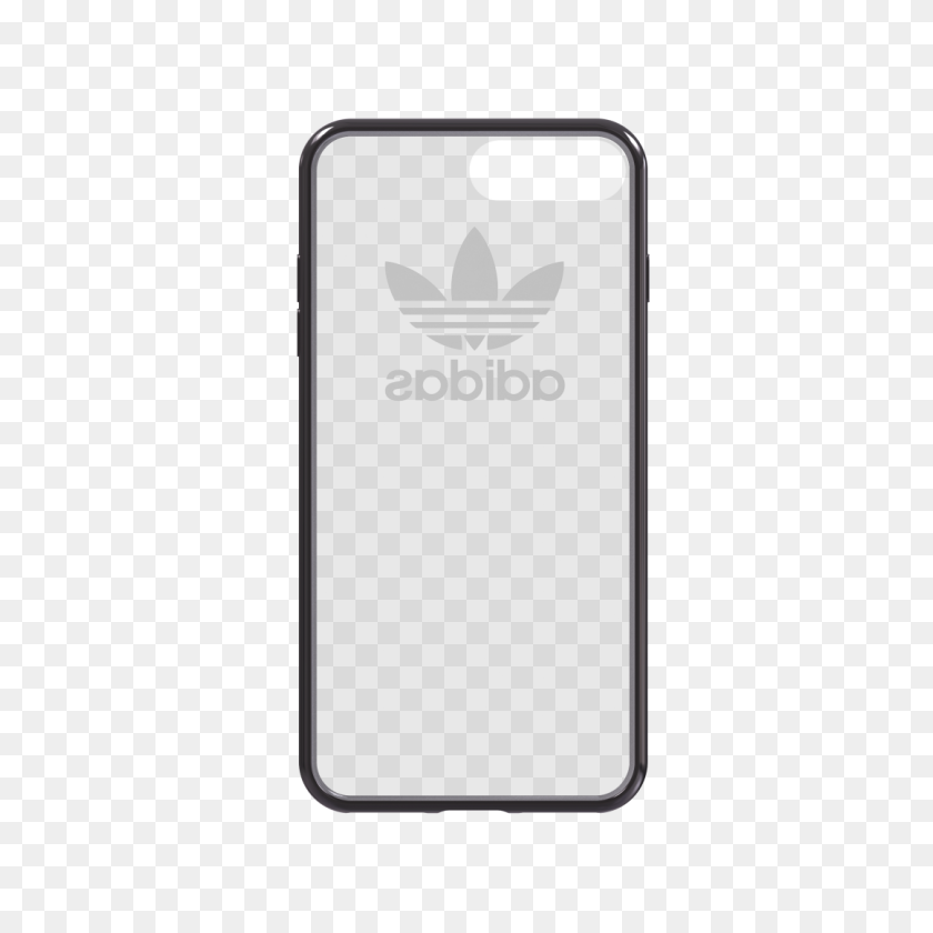 1080x1080 Iphone Plus Clear Case - Adidas Logo PNG White