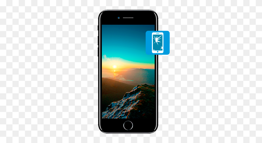400x400 Iphone Plus Glass Screen Repair - Broken Iphone PNG