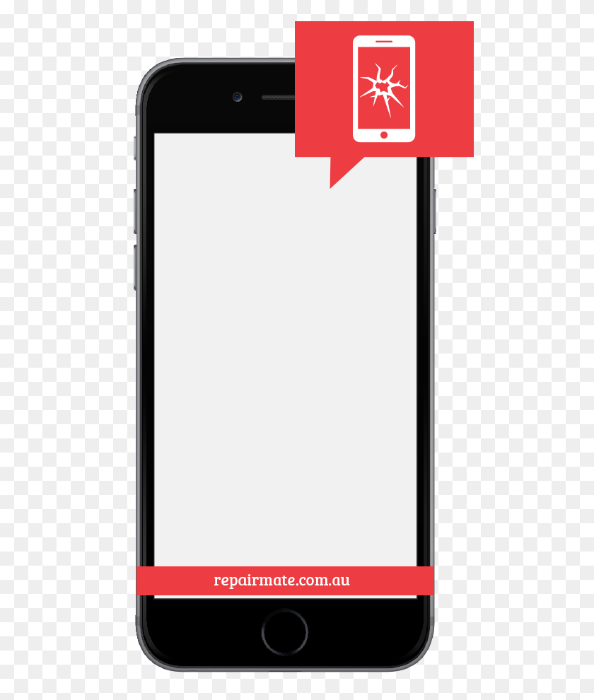 500x930 Служба Замены Экрана Iphone В Сиднее, Мельбурн - Сломанный Iphone Png