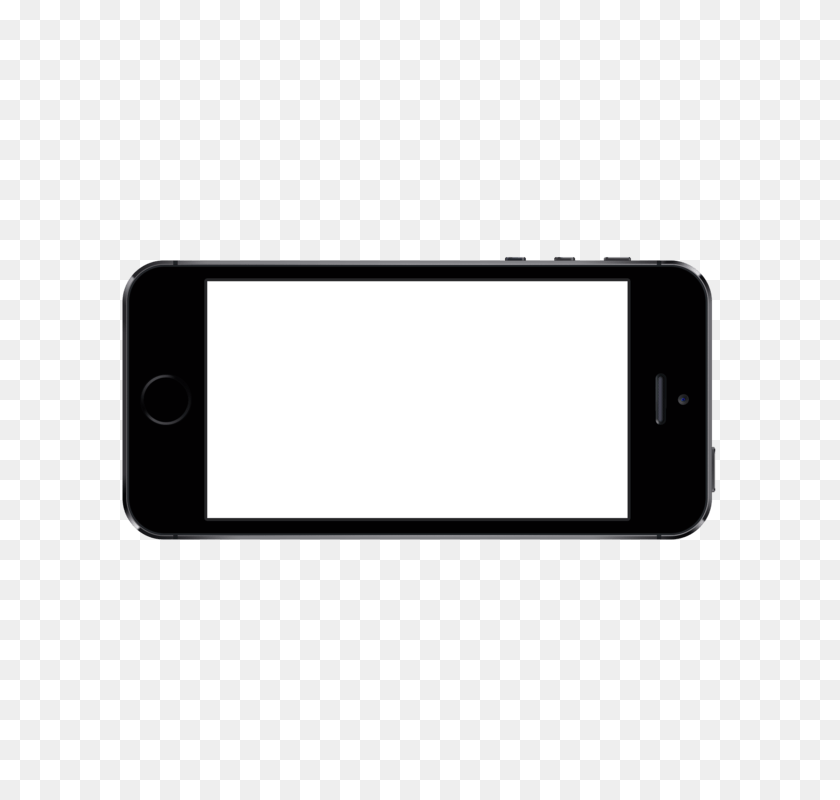740x740 Iphone Space Grey Mock Up - Iphone 5s PNG