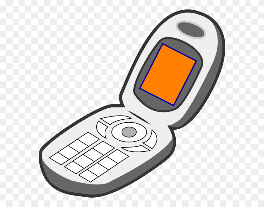 594x601 Iphone Texting Clip Art - Iphone Clipart