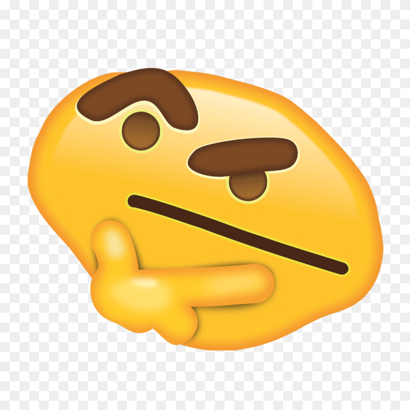 1000x1000 Iphone Thonk Thinking - Thonk PNG