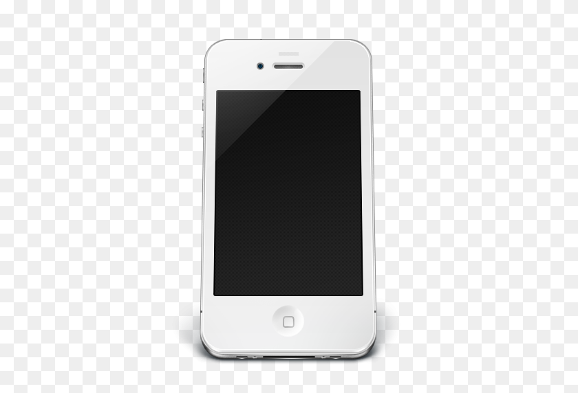 512x512 Для Iphone Белый Значок Выключения Для Iphone Набор Иконок - Белый Телефон Png