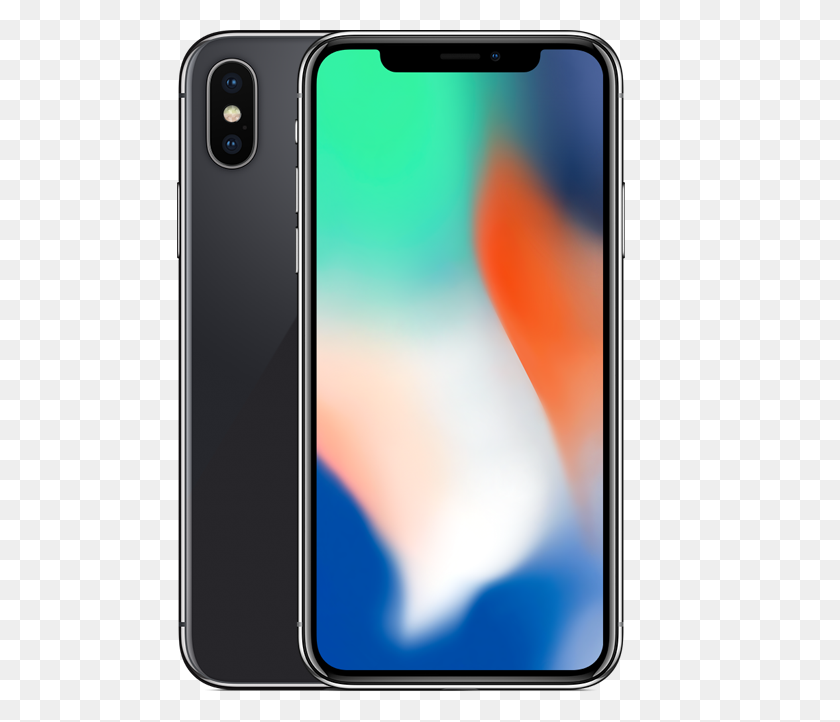 550x662 Iphone X Space Grey Mediacenter - Iphone X Png