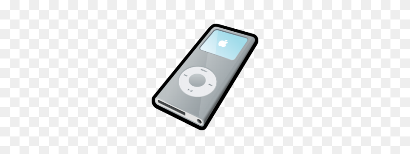 256x256 Ipod Nano Silver Icon Player Iconset Hopstarter - Ipod Png