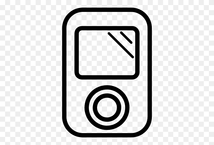 512x512 Ipod Outline - Ipod Clipart