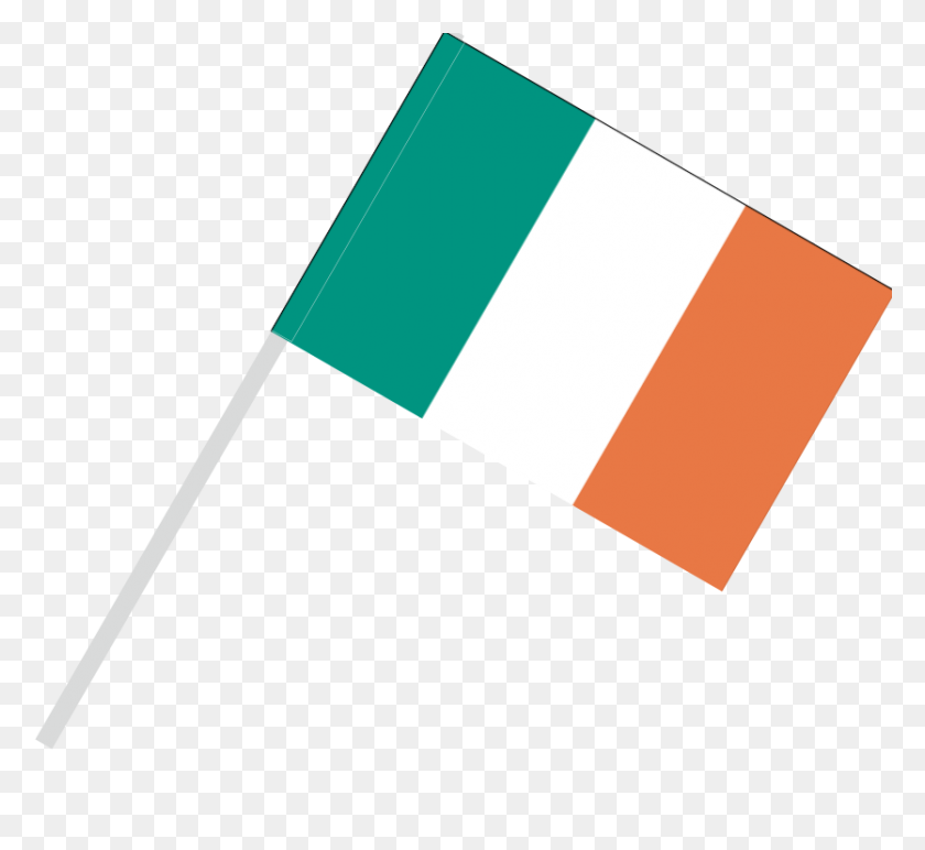 835x763 Irlanda - Asta De La Bandera Png