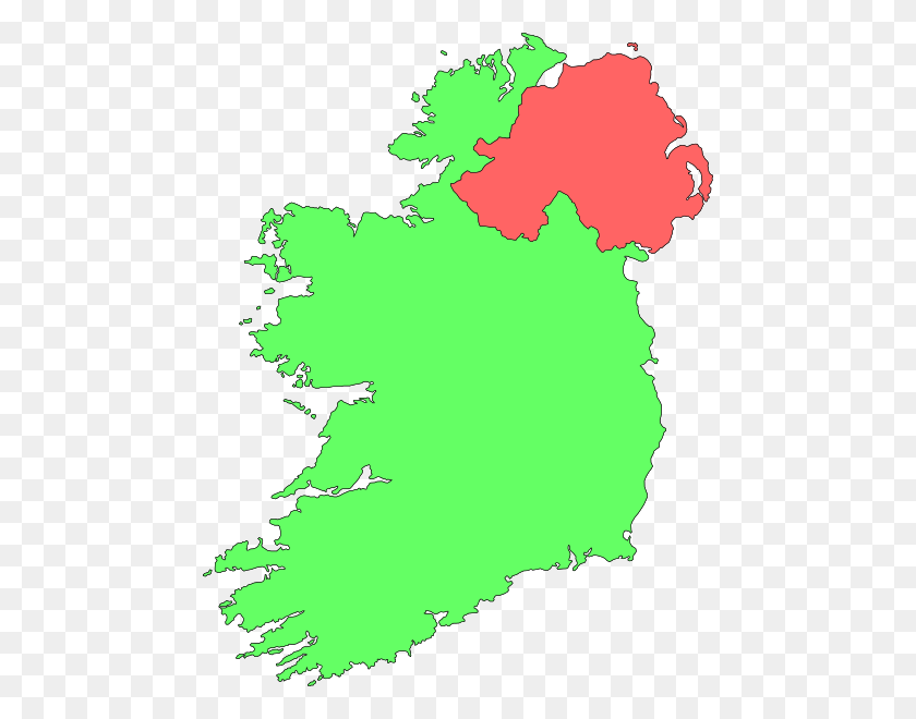 468x600 Ireland Contour Map Clip Art - Free Map Clipart