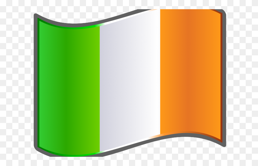 640x480 Ireland Flag Clipart - Flag Clip Art Free