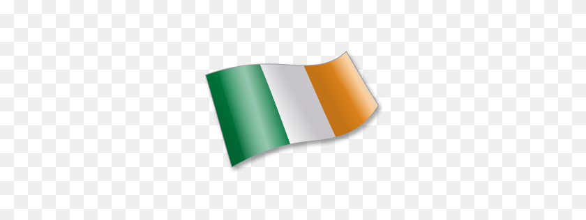 256x256 Значок Флага Ирландии Значок Флагов Vista, Набор Значков Земли - Флаг Ирландии Png