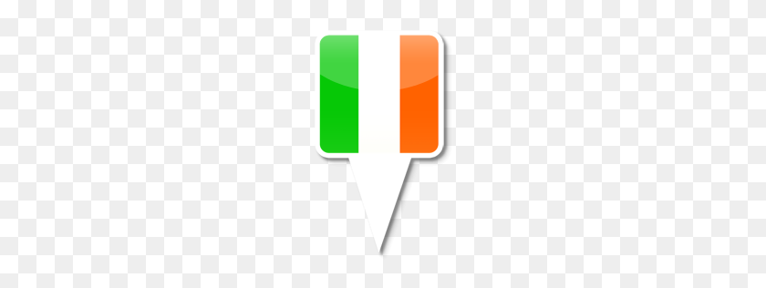 256x256 Значок Ирландии Для Iphone Карта Флага Набор Иконок Пользовательский Дизайн Иконок - Ирландский Флаг Клипарт