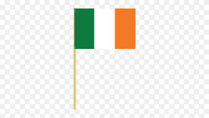 520x416 Ireland Stick Flag - Ireland Flag PNG
