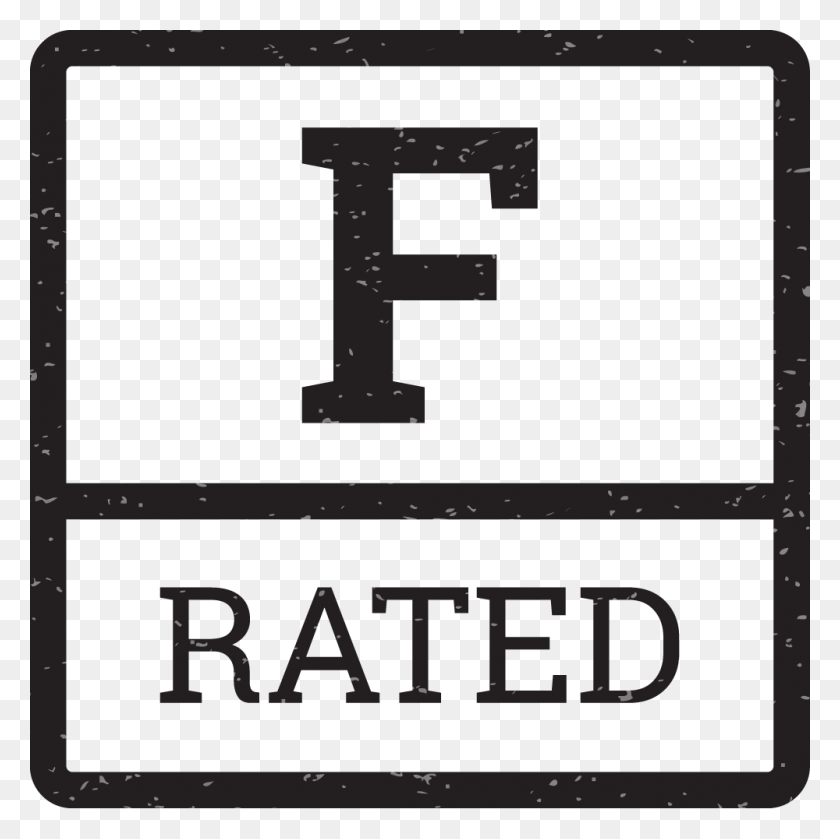 1000x1000 Irish Film Institute F Rating - Movie Rating PNG