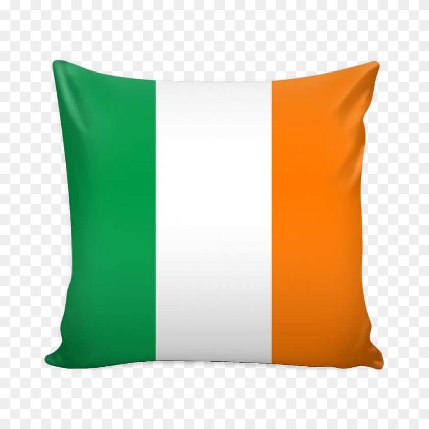 1024x1024 Bandera Irlandesa Funda De Almohada Decorativa Nación Amor - Bandera Irlandesa Png