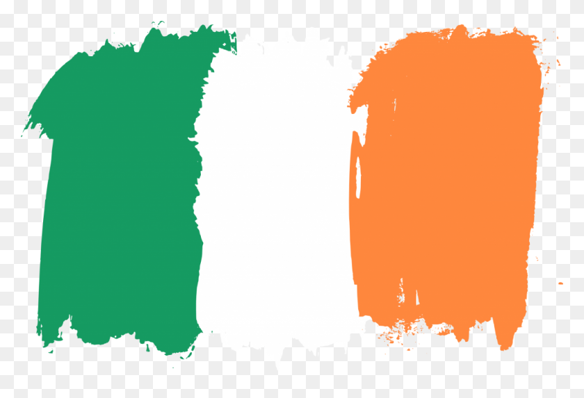 1024x674 Irish Flag Stroke Transparent Png - Irish Flag PNG