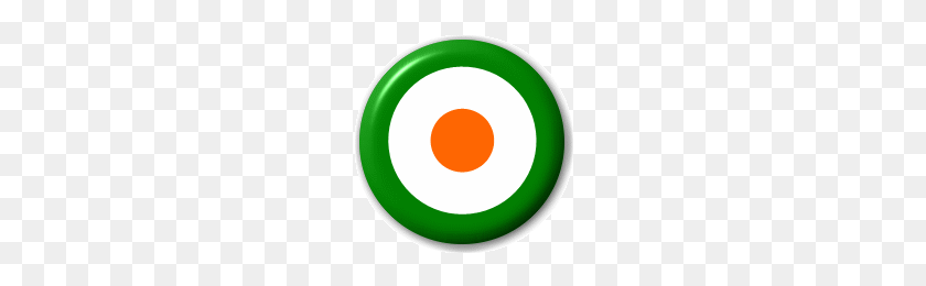 200x200 Irish Mods Target Flag - Irish Flag PNG