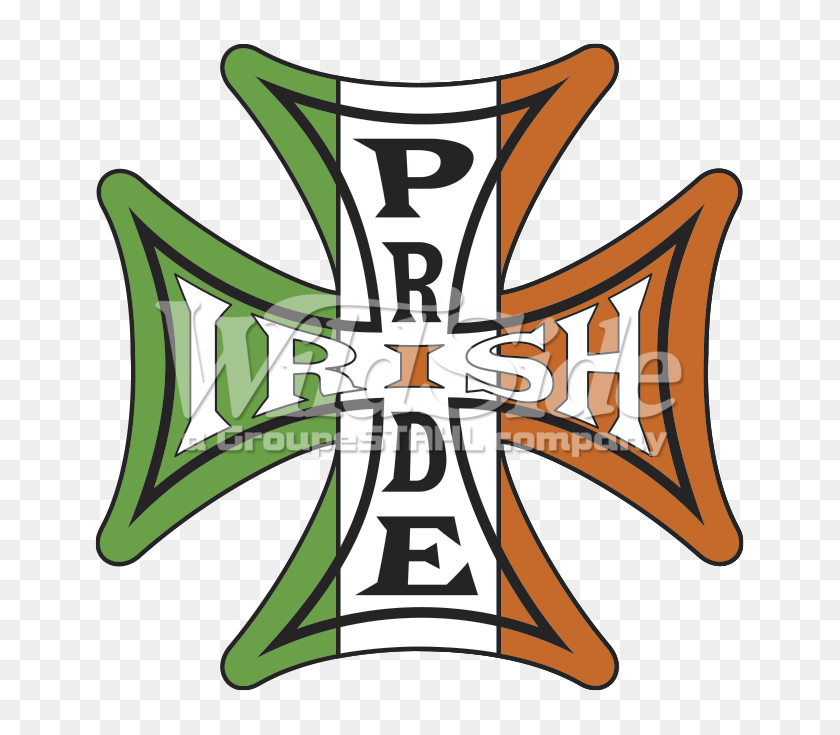 675x675 Irish Pride Iron Cross The Wild Side - Iron Cross PNG