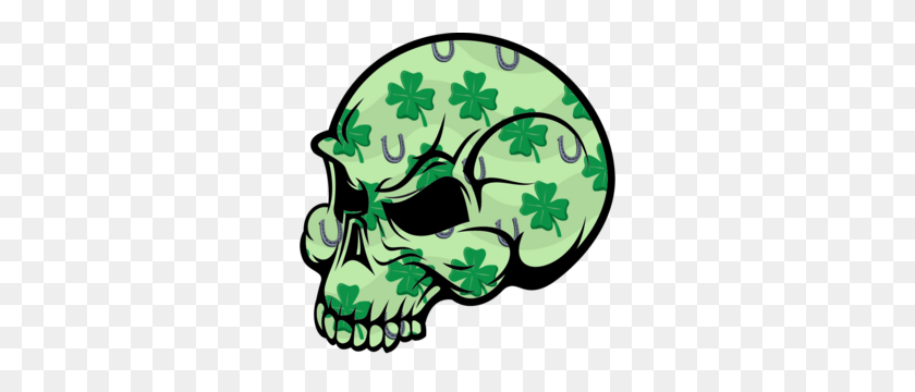 294x300 Irish Skull Free Images - Irish Clip Art