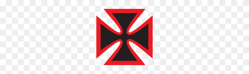 190x190 Iron Cross Red Black - Iron Cross PNG
