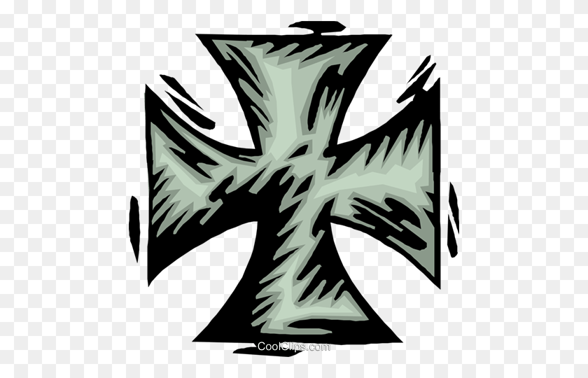 472x480 Iron Cross Royalty Free Vector Clip Art Illustration - Iron Cross PNG