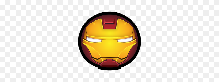 256x256 Iron Man Head Icon - Iron Man Clipart