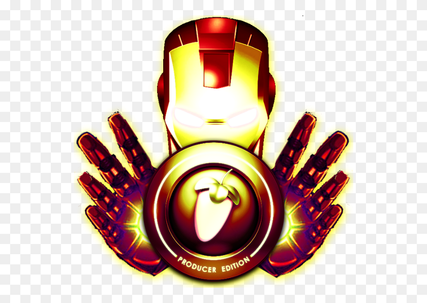 550x536 Железный Человек Логотип Вектор Железный Человек Пользовательские Фл Студия Загрузки Железный Человек - Логотип Фл Студия Png
