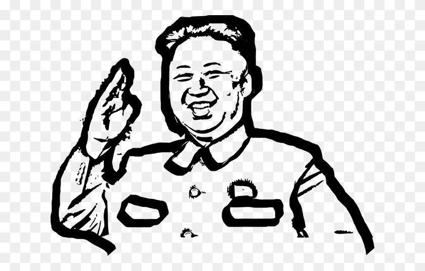 640x476 Дональд Трамп - Человек, Выступающий За Мир С Северной Кореей На Земле - Ким Чен Ын Клипарт