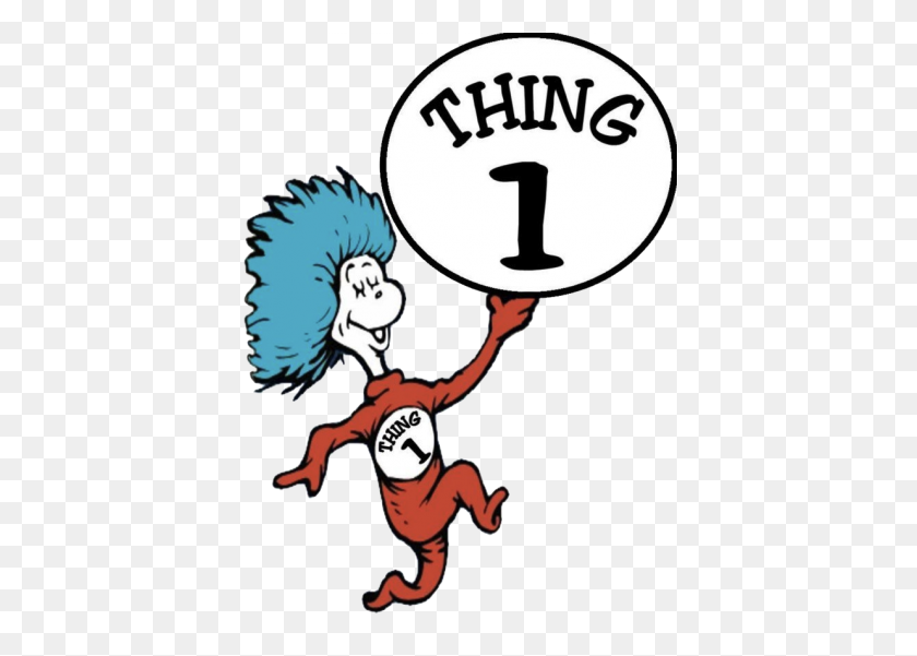 400x541 Is Thing Two - Thing 1 And Thing 2 PNG