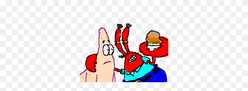 300x250 Is This The Krusty Krab No, This Is Patrick! - Mr Krabs PNG