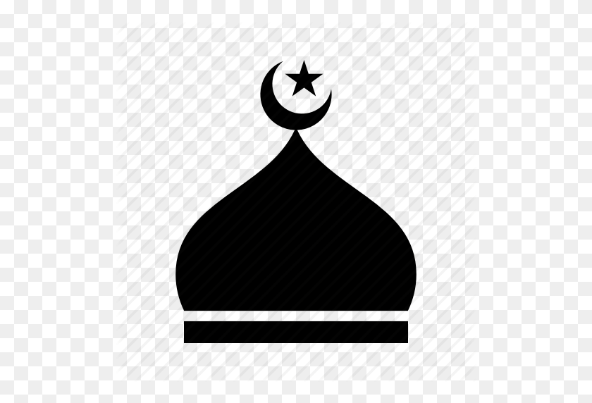 512x512 El Islam, Islamicicon, Mezquita, Cúpula De La Mezquita, Musulmán, Icono De La Religión - Símbolo Del Islam Png