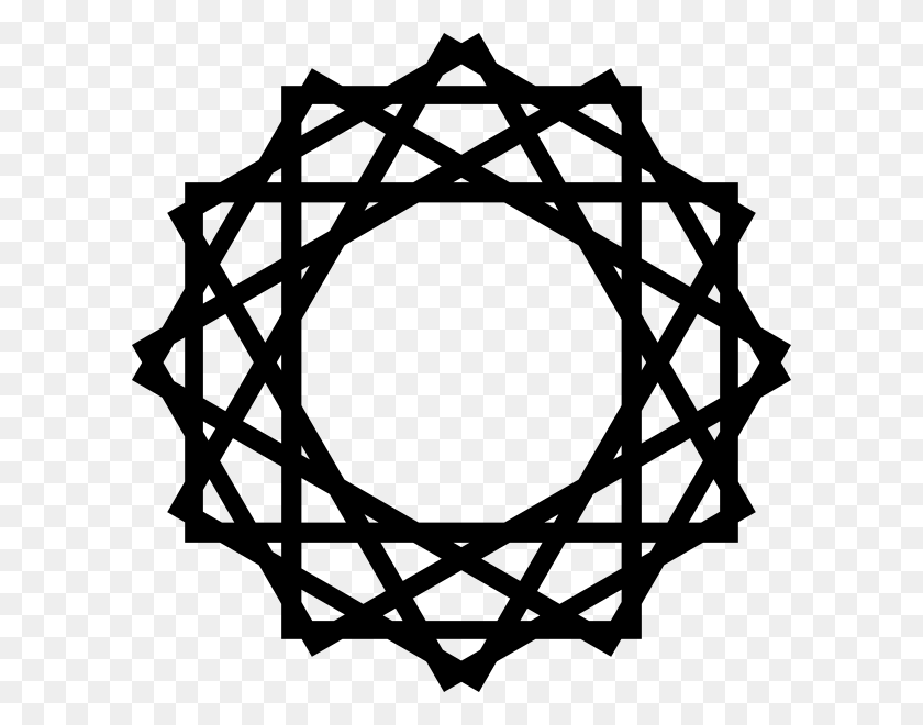 600x600 Исламский Вектор Восьмиугольник Дизайн Картинки - Исламский Клипарт