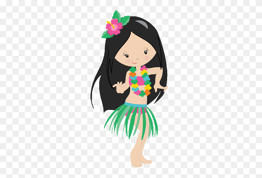 600x512 Island Clipart Hawaiian Aloha - Hula Dancer Clip Art