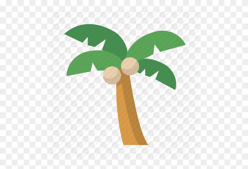 512x512 Isla, Palmera, Árbol, Icono De Vacaciones - Palmera Emoji Png