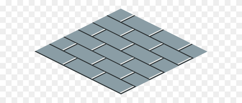 600x300 Isometric Floor Tile Clip Art Free Vector - Seashell Clipart Free