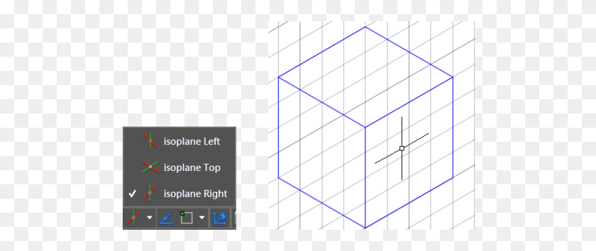 500x294 Isometric Grid Lines In Autocad All Things Autocad - Isometric Grid PNG